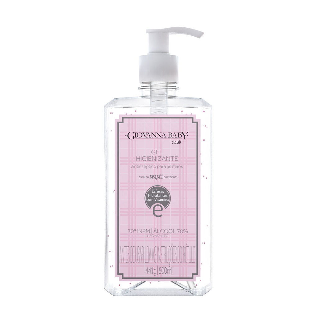 Gel Higienizante Giovanna Baby Classic 500ml em Oferta na Shopee