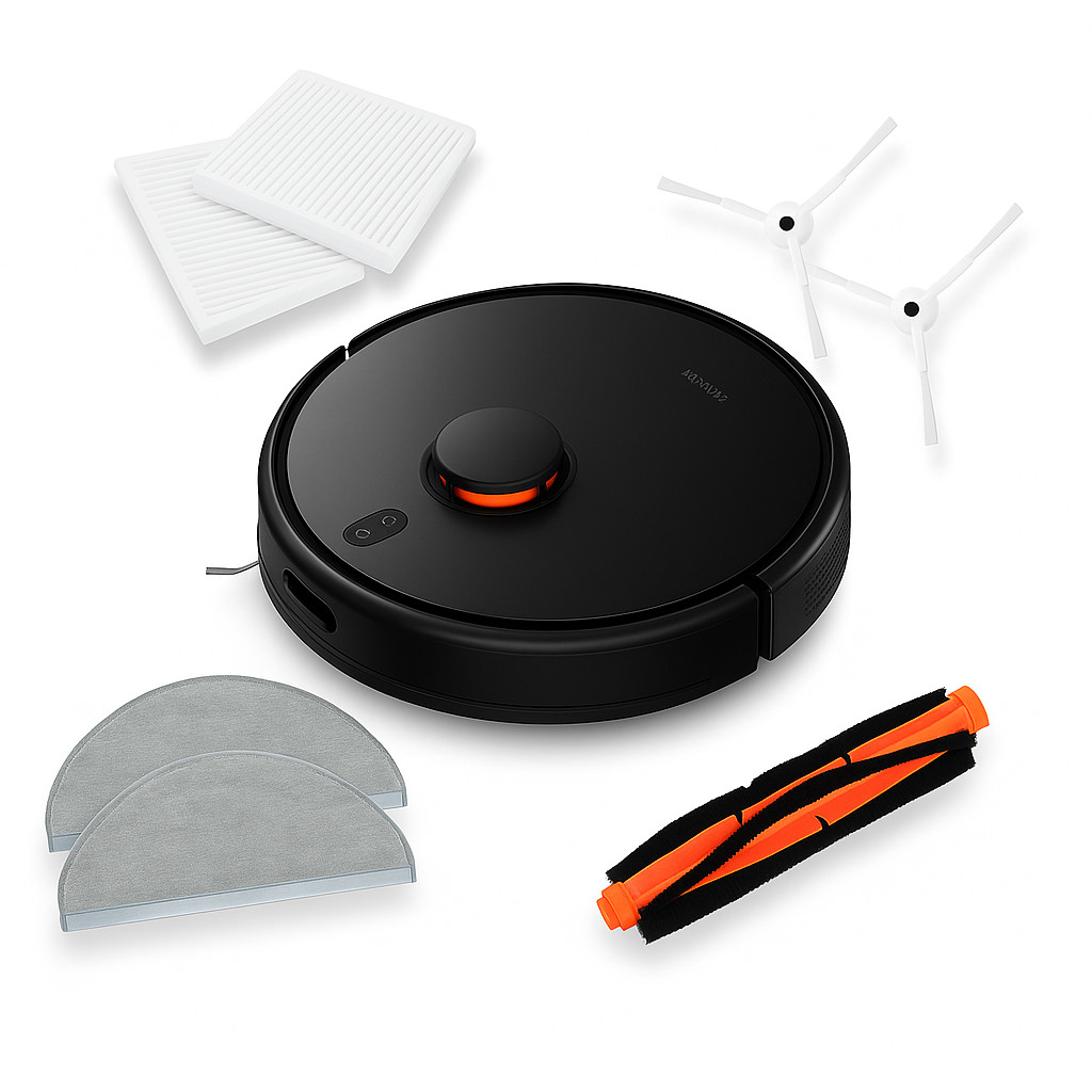 Kit Peças para aspirador Robô Xiaomi S20 D106 E12 B112 M103 Peça Acessórios Filtro Escova Mop Pano