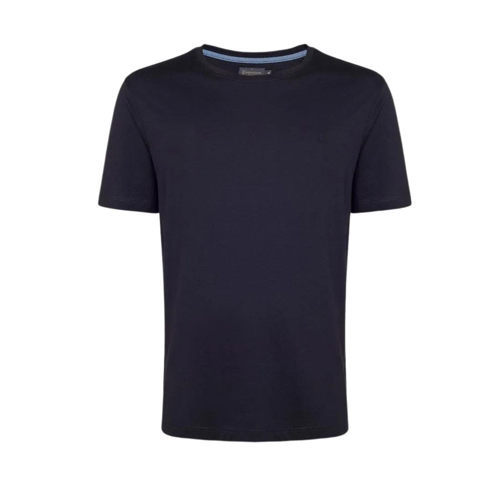 Camiseta Individual Comfort Pima Básica Essencial Azul Marinho