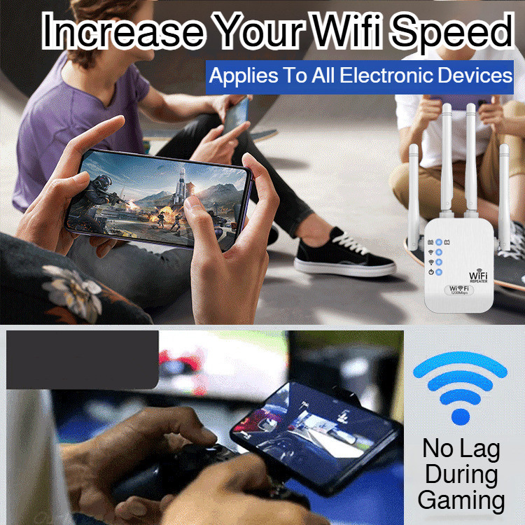 [Conexão Estável] Repetidor Wi-Fi eficiente e estável/Amplificador Wi-Fi/Repetidor de Internet