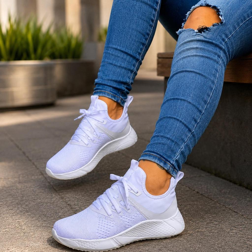 Tênis Academia Caminhada Corrida Trabalho Casual Masculino Feminino Respirável Solado Confortável