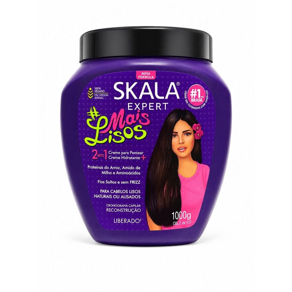 Creme de Tratamento Mais Liso 2 em 1 Skala 1Kg