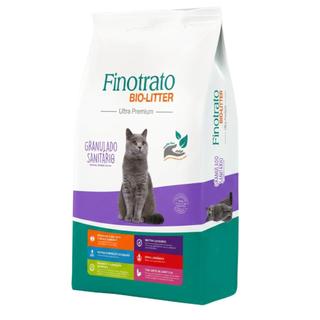 Granulado Sanitário Premium P/Gato Finotrato Bio Litter 10Kg