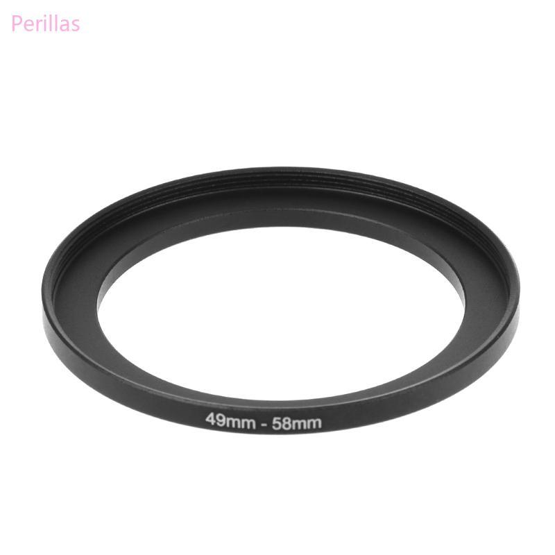 Perillas 49mm A 58mm Metal Step Up Anéis Adaptador Lente Filtro Câmera Ferramenta Acessórios