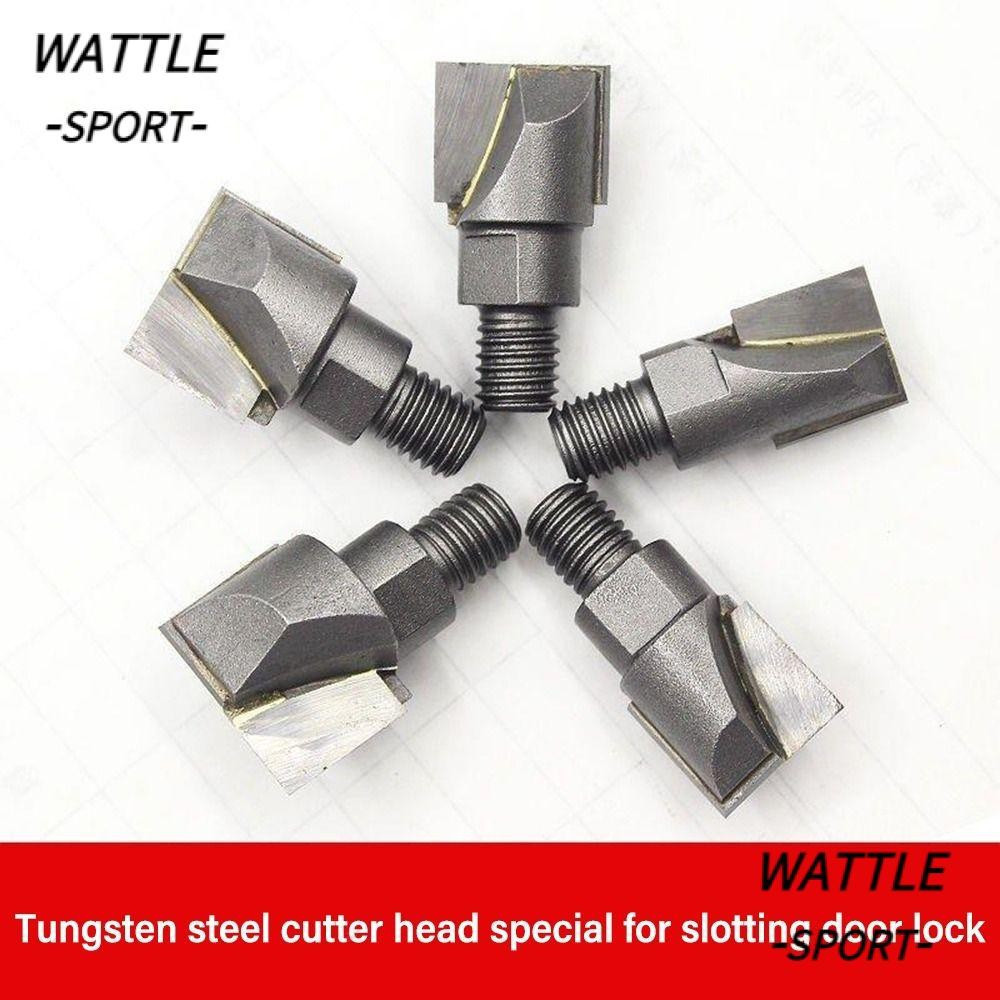 Broca De Roteador De Limpeza Inferior WATTLE CNC , Cortador De Entalhe De Fechadura De Porta Com Haste De Aço De Tungstê