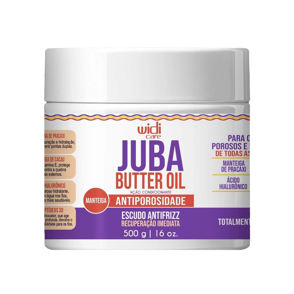 Juba Butter Oil Antiporosidade Acao Condicionante - Widi Care - 500 G