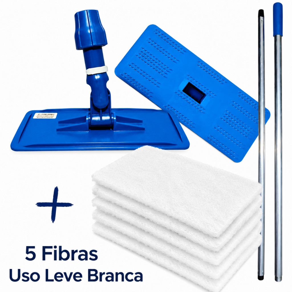 Suporte LT Cabo Alumínio 1,50 + 5 Fibras Uso Leve Branca