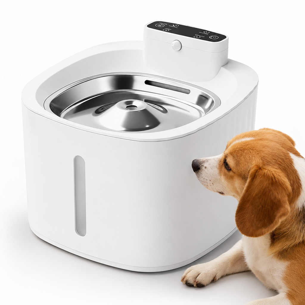 Fonte de água para gatos com sensor inteligente 2,5 L Automática para animais bebedouros