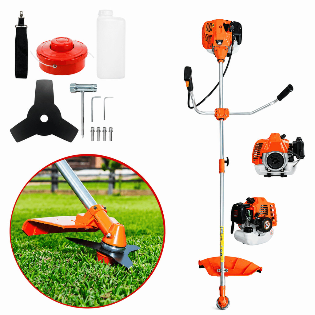 Roçadeira a Gasolina Multifuncional 5 em 1 83cc Nakasaki Profissional Alta Potência para Grama e Jardim