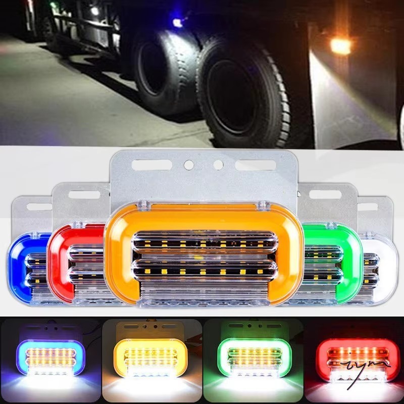 Guia De Luz De Caminhão LED 24V-Luzes De Borda De Sinal De Mudança De Direção Fluidas À Prova D'água Para Iluminação