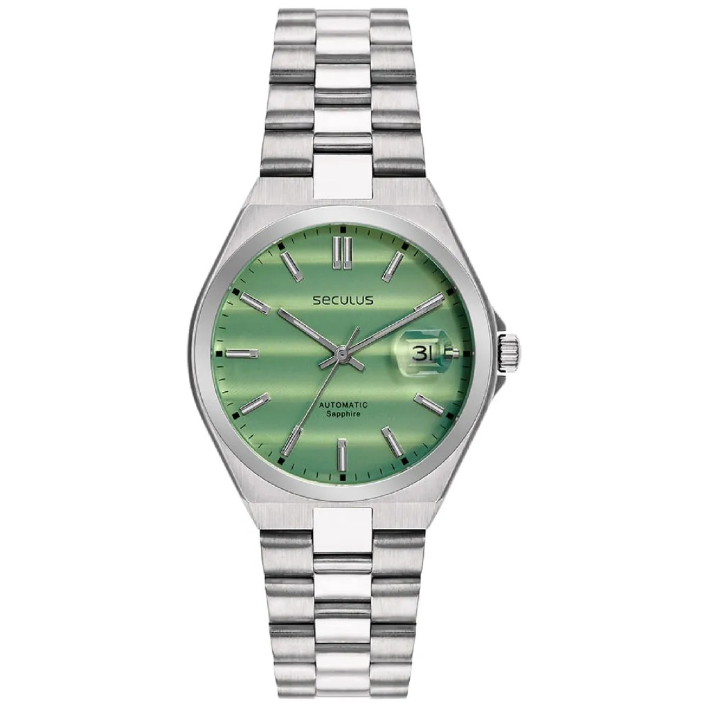 Relógio Seculus Automático 77313G0SVNA5 Verde Pistache