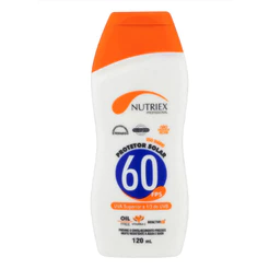 Protetor Solar Fps 60 120ml Nutriex