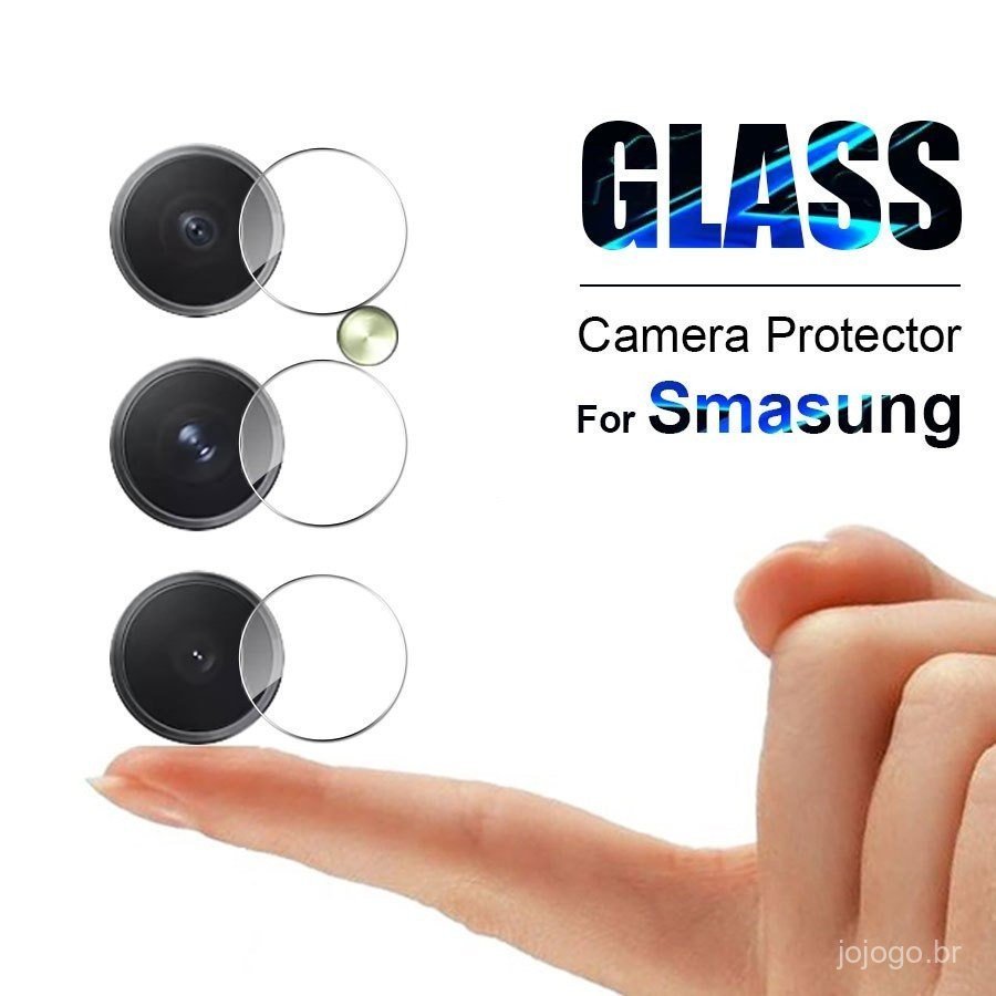 Protetor de câmera em vidro temperado adequado para Samsung Galaxy S25 Ultra S24 Plus S23 S22 S21 S20 FE A35 A55 A56 a36