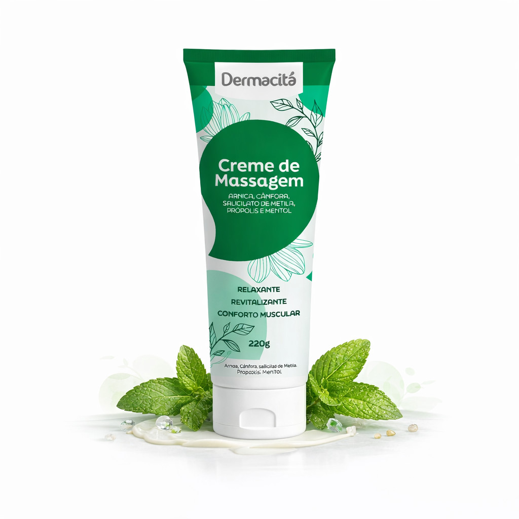 Creme de Massagem Dermacitá 5 Ativos 220g