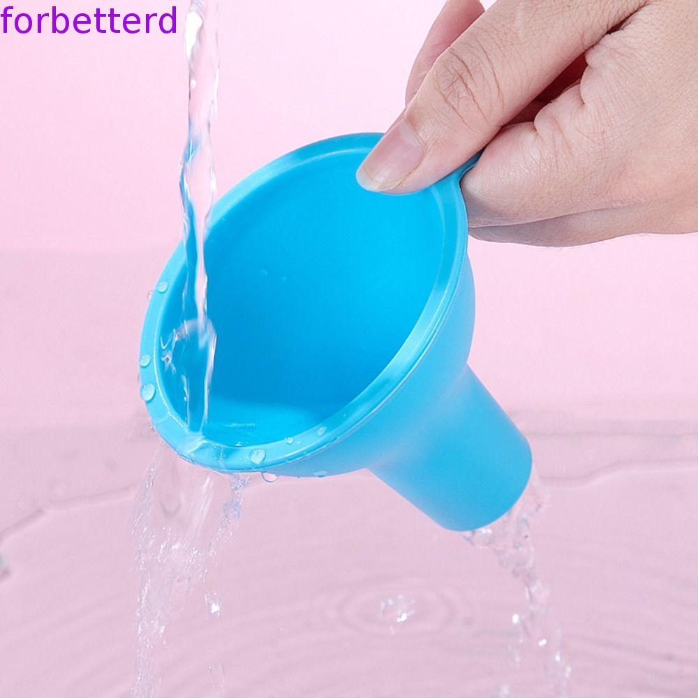 FORBETTERD Funil De Silicone Grande Diâmetro Jar Despeje Óleo Farinha Feijão Ferramenta Cozinha Multifuncional Jam