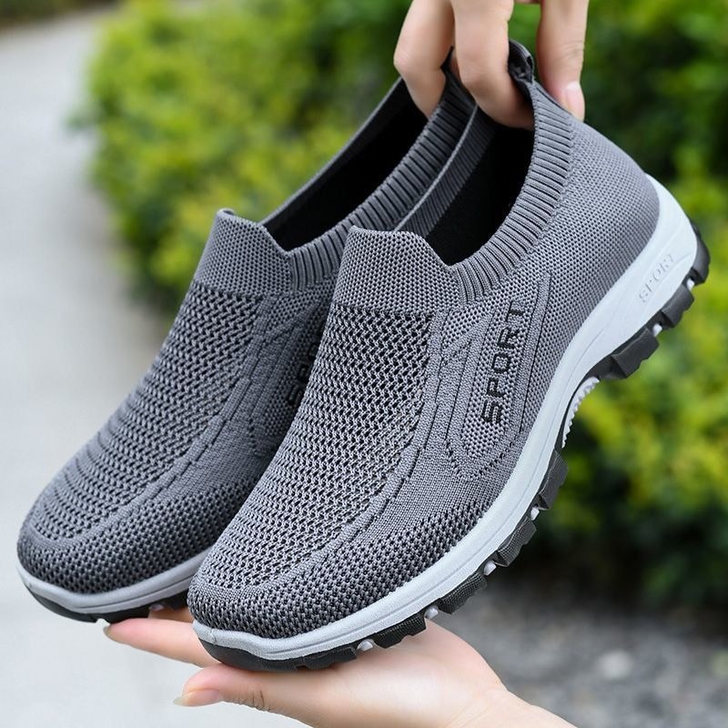 Sapatos masculinos genuínos novo estilo respirável oco malha sapatos masculinos voando tecido malha sapatos masculinos p