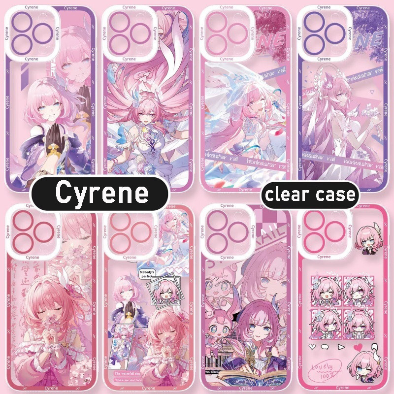 Honkai Star Rail Cyrene Capa De Telefone Transparente Para Samsung Galaxy A07 A54 A55 A34 A35 A53 A24 A14 A15 A25 A04 A0