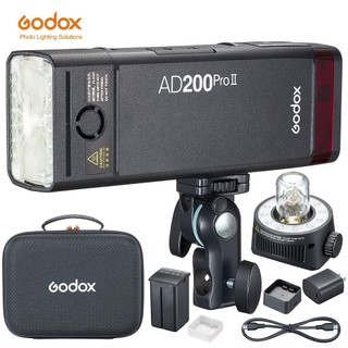 Godox-Flash De Bolso Automático Para Câmera Sem Fio , AD200Pro II , TTL 2.4G , Compatível Com Bery Trigger novo original