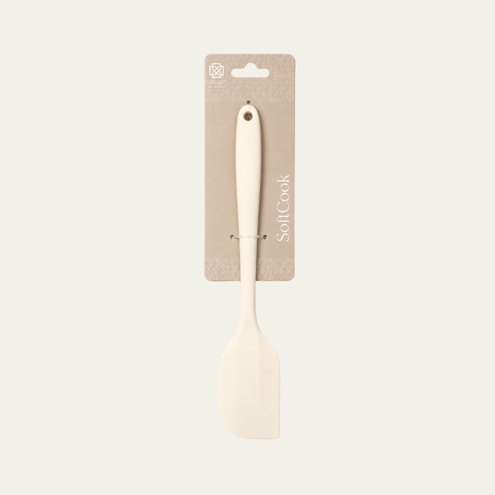 Utensílio de Cozinha Espátula Grande Silicone Creme - Doremi Casa e Decor