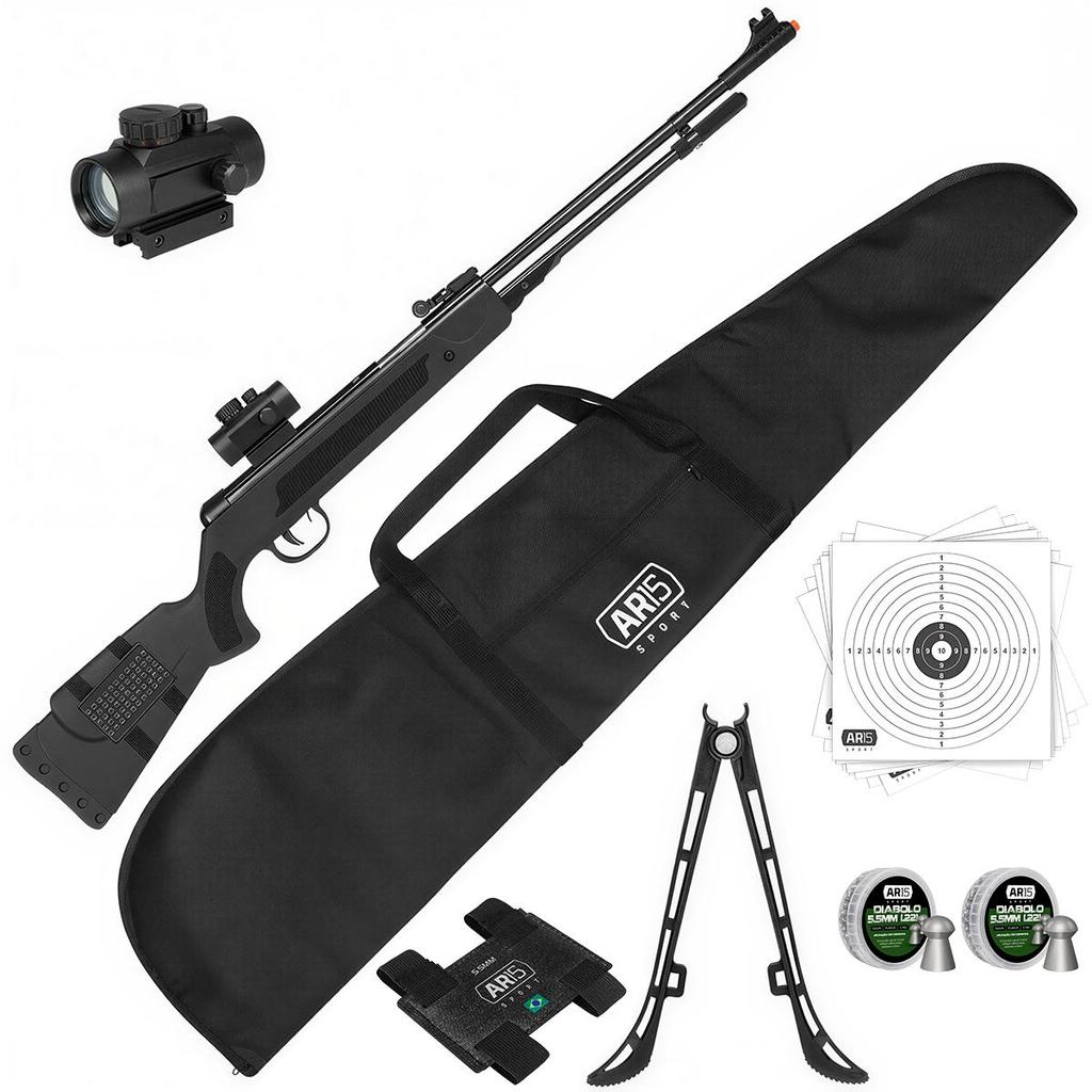 C/ Mira Holografica SIGHT CARABINA 5.5 FIXXAR SPR C/ Mira Holografica SIGHT CARABINA 5.5 FIXXAR SPRING BLACK CANO FIXO