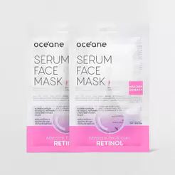 Kit Máscara Facial de Sérum com Retinol (2 Produtos)