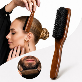 Escova Escovinha Pente Madeira Barba Cabelo Bigode Disfarce FERRAZA SHOP