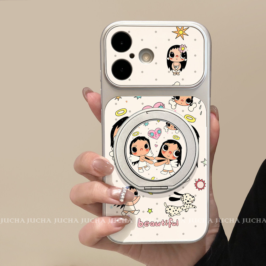 Capa de Telefone com Desenho de Anjo para Samsung Galaxy A27 A37 A36 M36 F36 A35 A34 A33 A32 M32 A31 A26 A25 A24 A23 A22