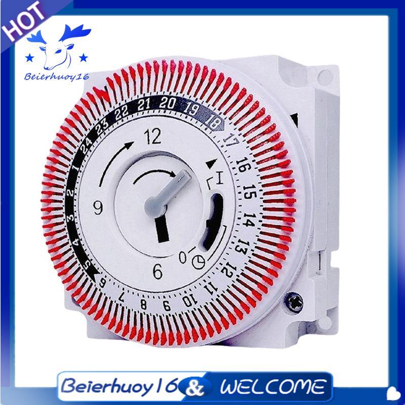 Interruptor Temporizador Mecânico 16A 230V , Controle De Tempo Analógico Rotativo , Diário Para Casa Eletrodomésticos In