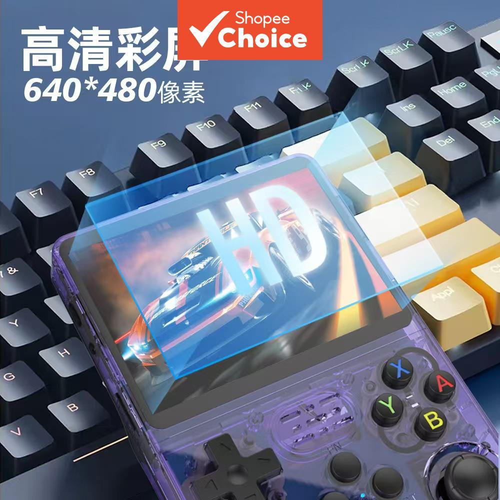 Console de Videogame Portátil Retro, Sistema Linux, Tela IPS de 3,5 Polegadas, Player de Bolso Portátil, Em Estoque, Com