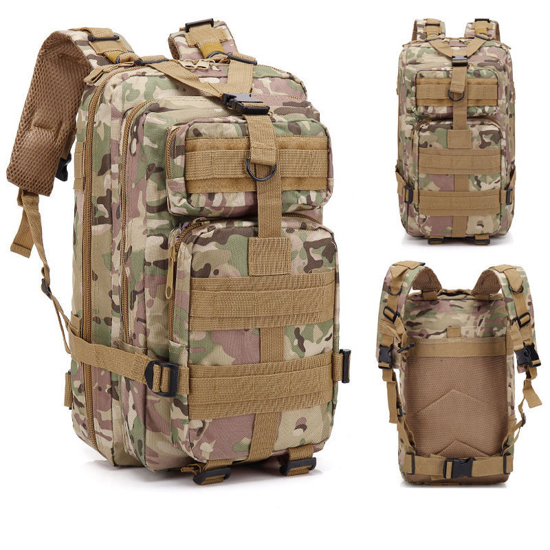 Mochila Tática 30L com Sistema MOLLE Modular para Organização