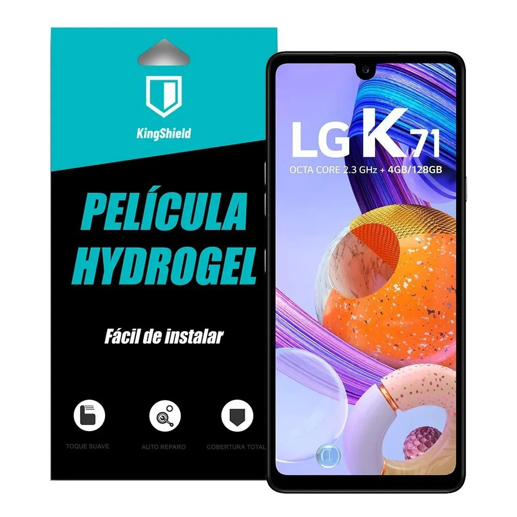 Película Lg K71 Kingshield Hydrogel Tela Toda - Fosca