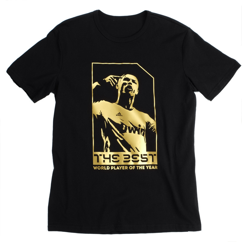 Camiseta C Ronaldo Camiseta Ronaldo Mr. de futebol C Ronaldo Camiseta de algodão de manga curta fã