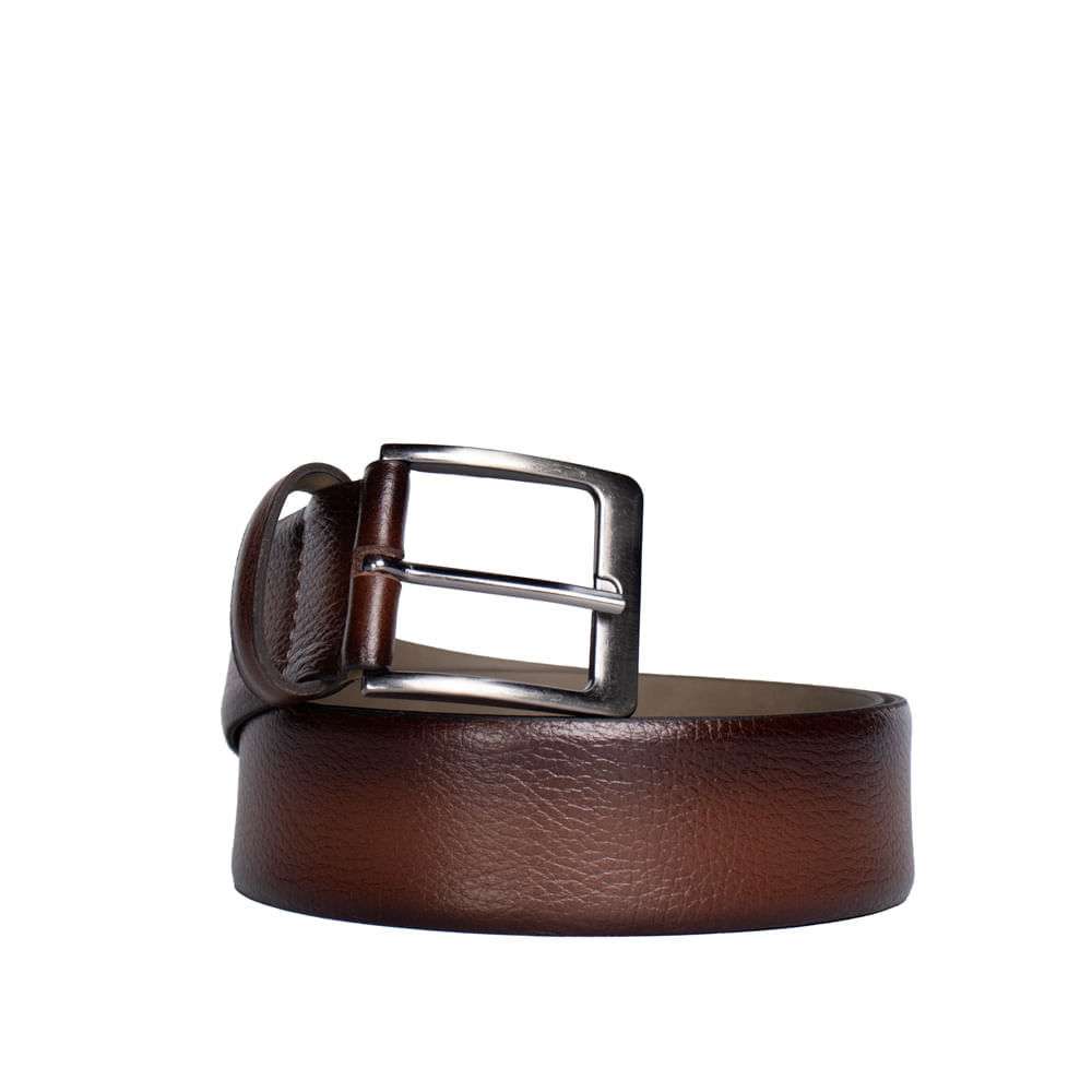 Cinto Masculino Fasolo T118143049 Couro Texturizado Marrom