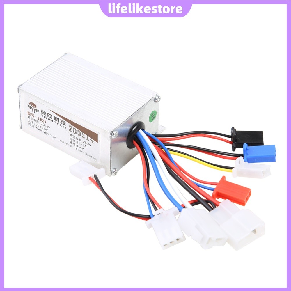 Controlador Escovado 24V 250W Para Bicicleta Elétrica E Scooter : Módulo Durável , 24V 250 [lifelikestore.br]