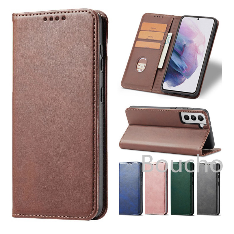 Capa Flip Para Samsung Galaxy , A56 , A55 , A54 , A53 , A52 , A52S , A51 , A50 , A50S , Carteira De Couro , Traseira Com