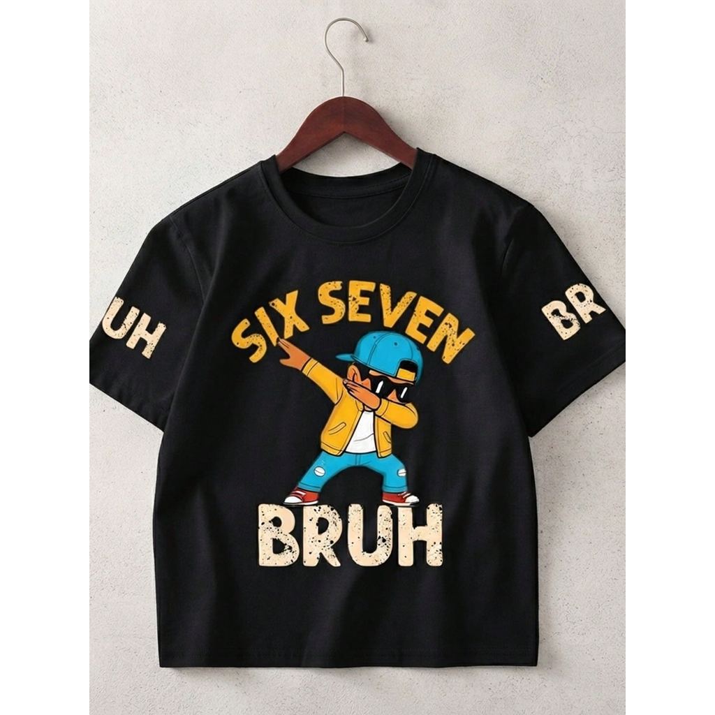 Camiseta infantil Estampado Bruh - Estampas Exclusivas Para Criança 100% Algodão