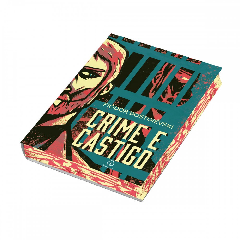 Livro Crime e castigo - Edição super luxo com pintura trilateral -