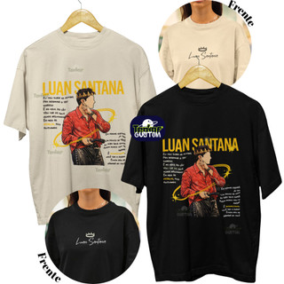Camiseta Luan Santana Incondicional 100% Algodão Em Alta Qualidade 2026