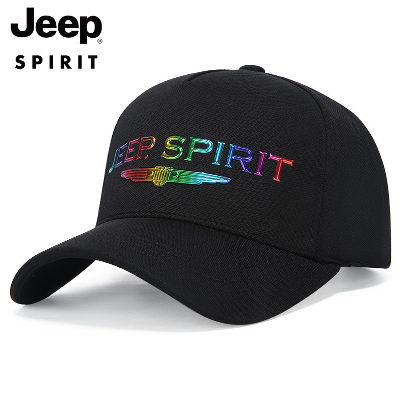 Boné de algodão Jeepspirit masculino, chapéu de golfe de inverno, pesca ao ar livre, esportes, lazer, beisebol