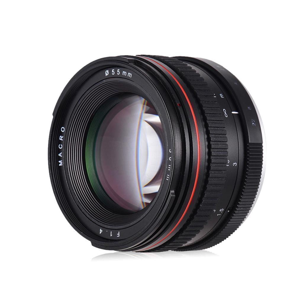 Lente Prime padrão de grande abertura 50 mm f / 1.4 7 elementos em 6 grupos com motor de onda silenciosa USM para