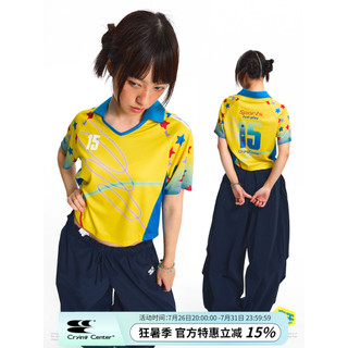 CryingCentre Star Camisa de secagem rápida Camisa de treinamento Fitness Sports Manga curta Dança Longa/Curta