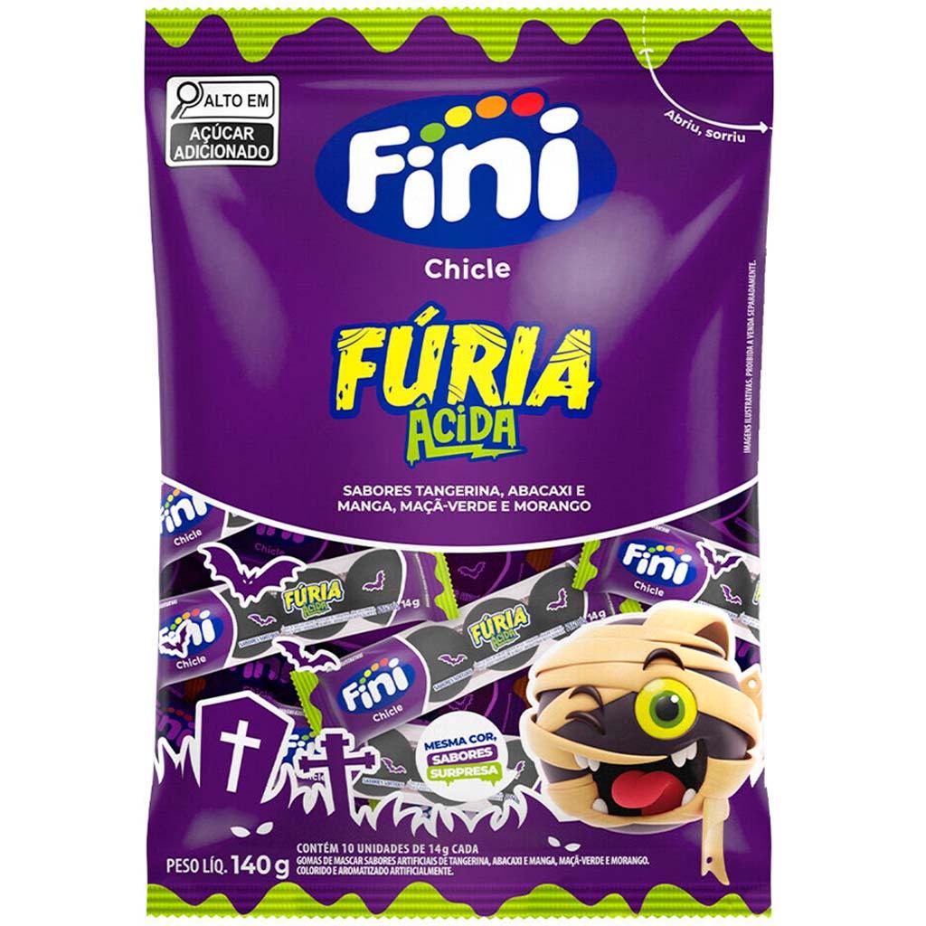 Chiclete Fúria Ácida Sortido c/10 - Fini