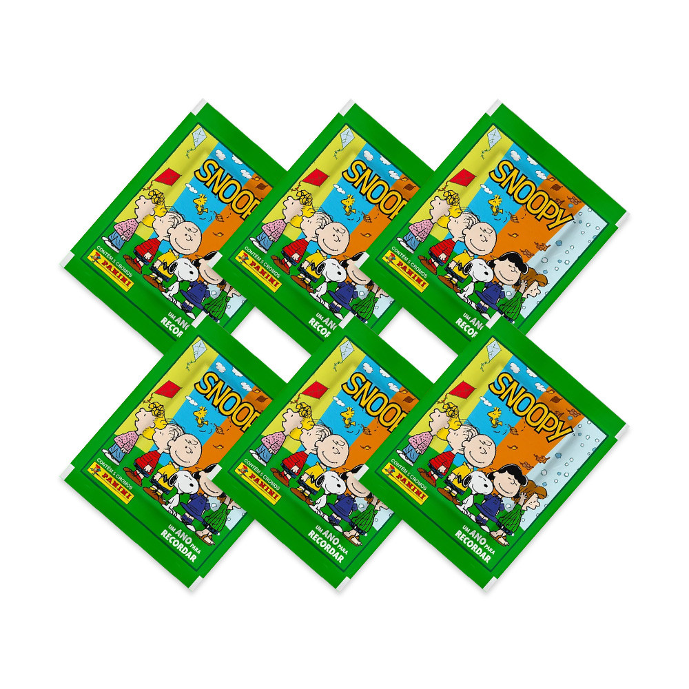 Snoopy - Pack com 20 Envelopes (100 Figurinhas) · foto 2