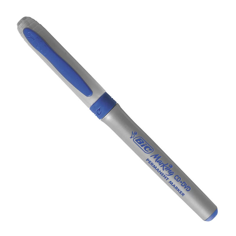 Pincel marcador permanente Intensity CD/DVD Azul com 1 unidade Bic