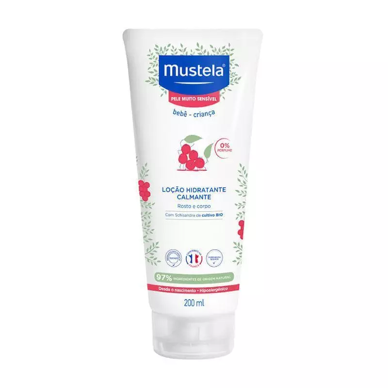 Hidratante Calmante Mustela Bebê Pele Muito Sensível 200ml