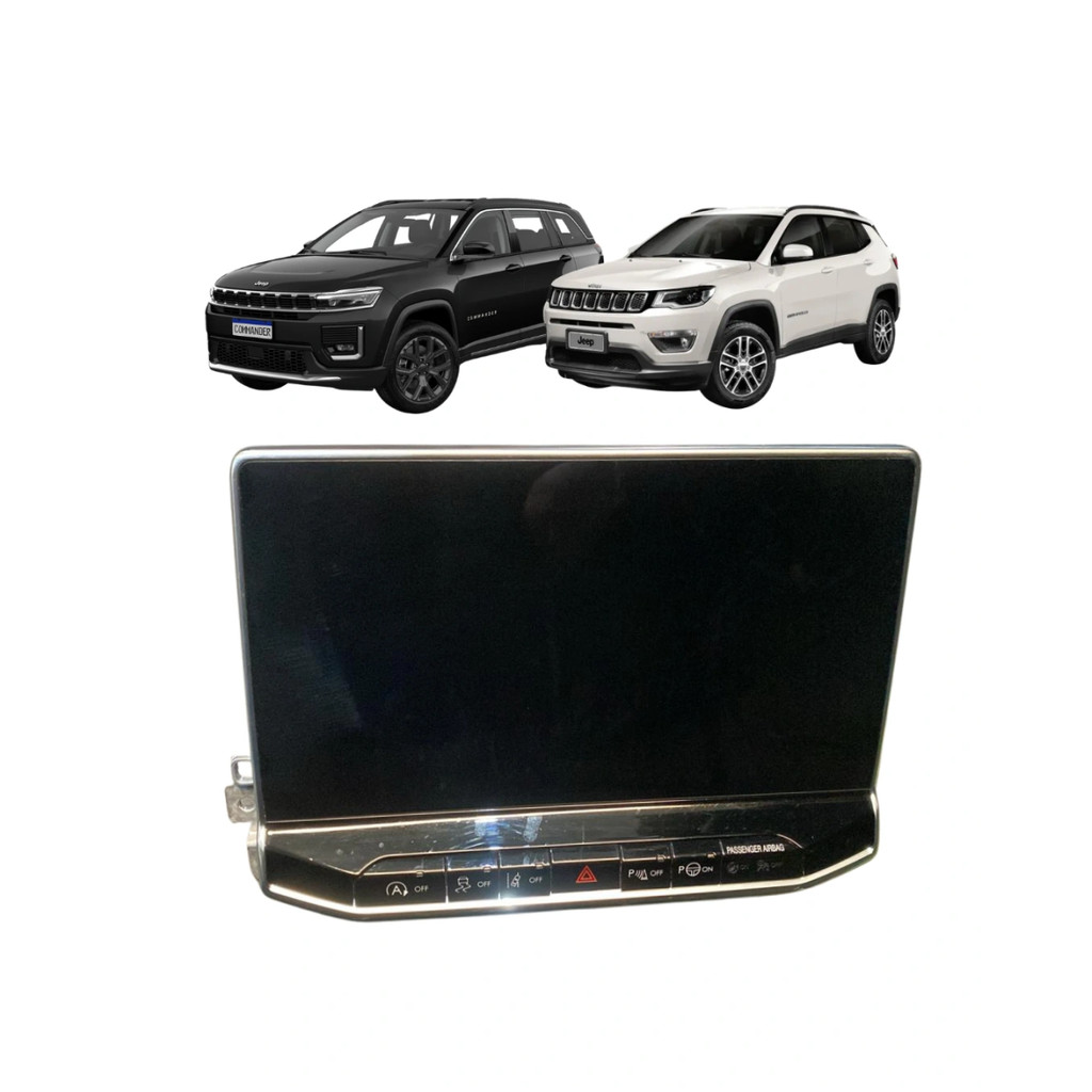 Multimídia 10.1" Original Jeep Compass Commander 68455716AI