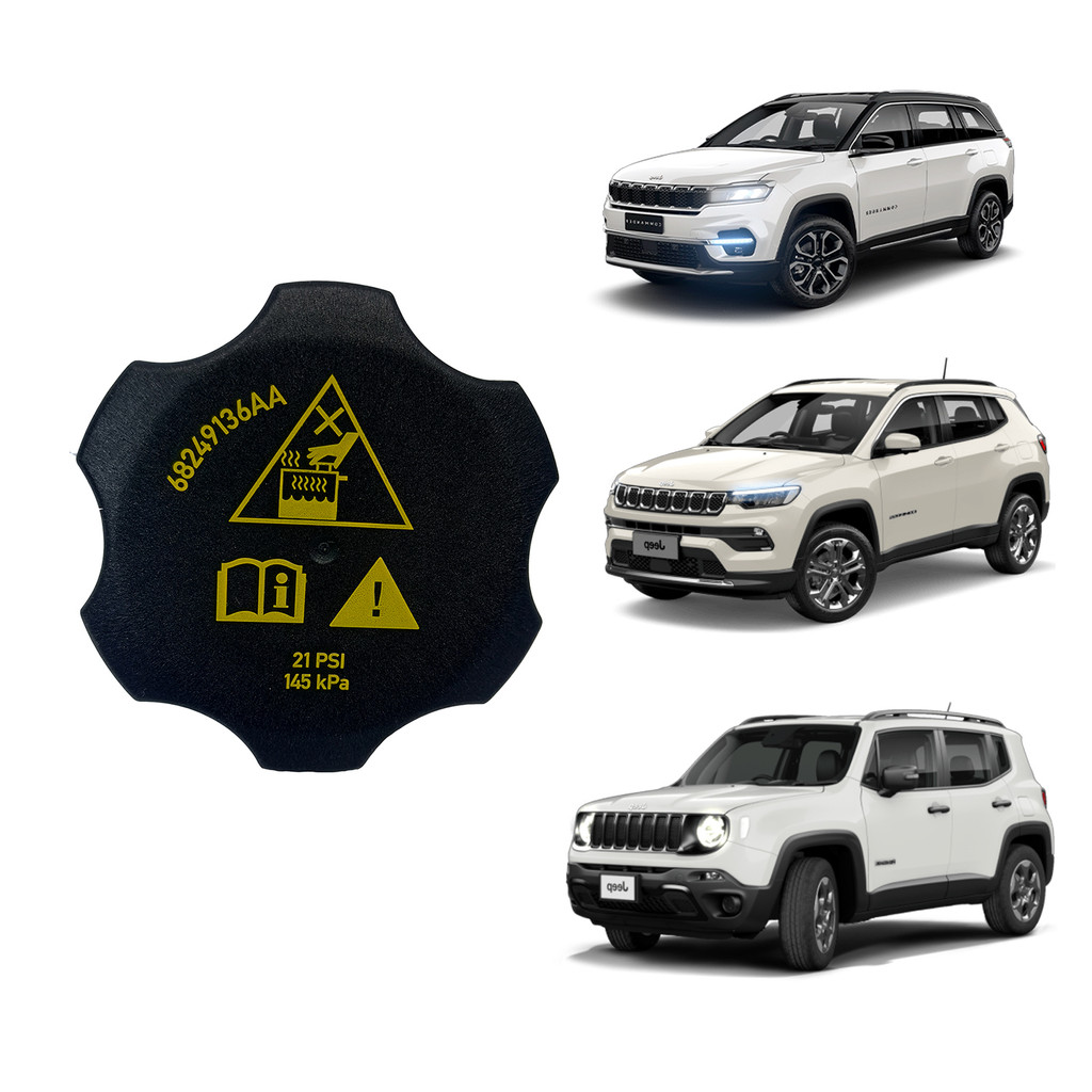 Tampa Reservatorio Radiador Orig Jeep Renegade 2015 a 2021