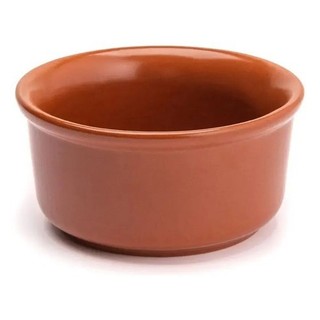 12 Tigelas De Porcelana 500ml Cumbuca Feijoada Marrom Marrom Marrom