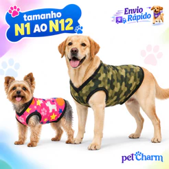 Roupa Pet Em Soft Todos Os Tamanhos Roupinha Pet Inverno Conforto e Proteção