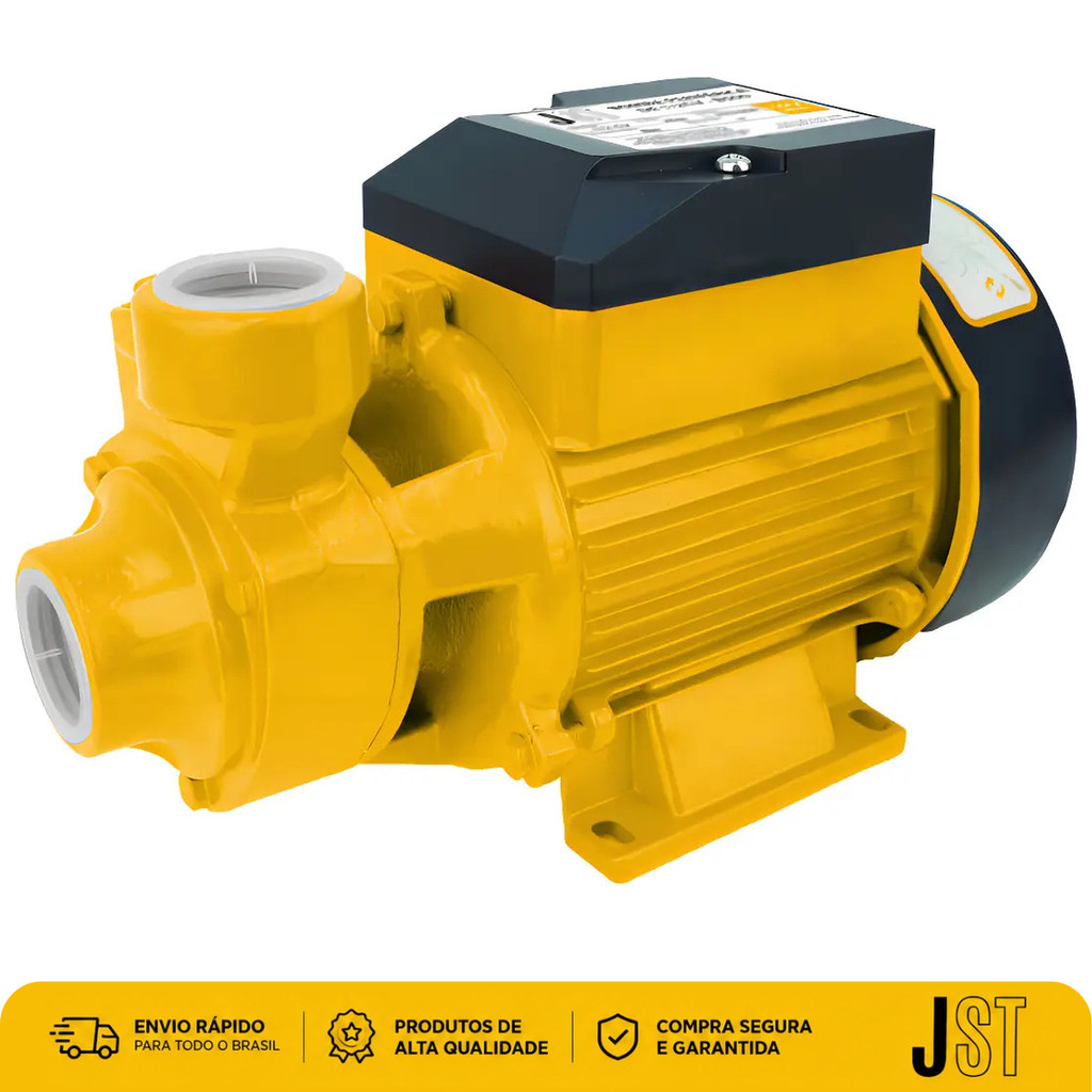 Bomba Periférica JST B500 1/2CV 220V Água Limpa 33 L/min Recalque 24m 1 Pol